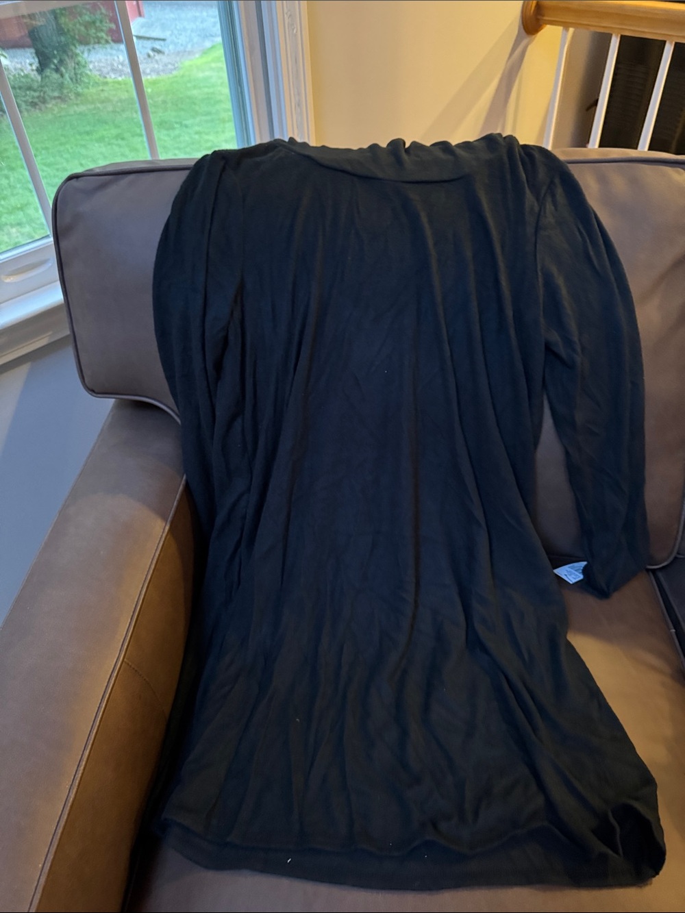 AB Studio Women's Black Long Sleeve Dress